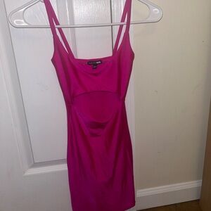 Fashion Nova bright pink short dress